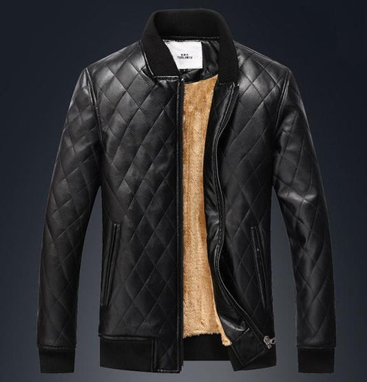 Black lather jacket