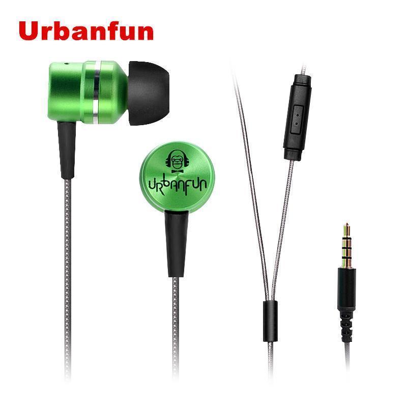 New URBANFUN Balanced Armature With Dynamic In-ear Earphone BA Driver Noise Cancelling In Ear Earphone