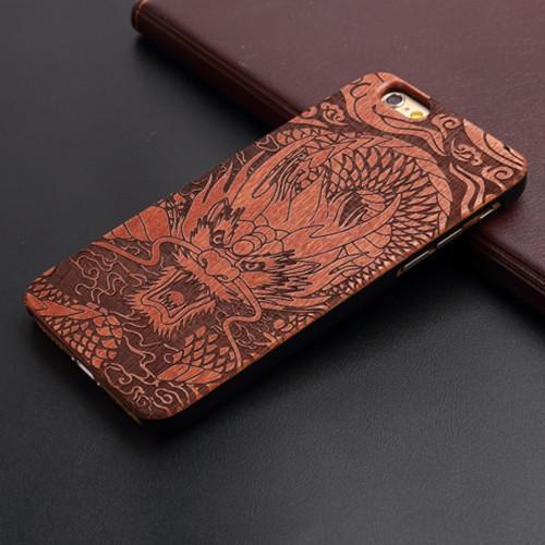 New Brand Thin Luxury Bamboo Wood Phone Case For Iphone 5 5S 6 6S 6Plus 6S Plus 7 7Plus Cover Wooden High Quality Shockproof