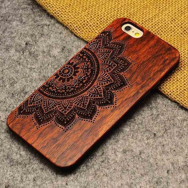 New Brand Thin Luxury Bamboo Wood Phone Case For Iphone 5 5S 6 6S 6Plus 6S Plus 7 7Plus Cover Wooden High Quality Shockproof