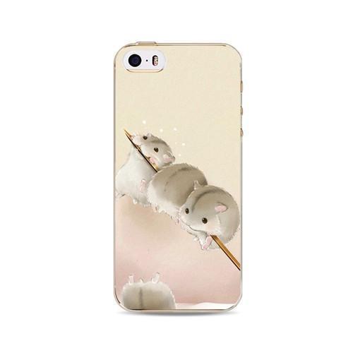 Phone Case For Apple iPhone 6 6S 6Plus 6s Plus 4 4S 5 5S SE Soft TPU Silicon Transparent Cover Cute Cat Owl Animal Phone Cases