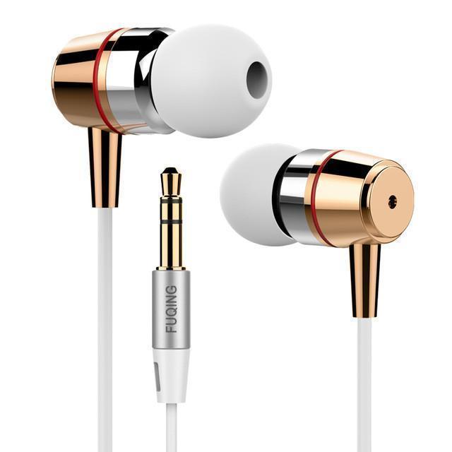 Original Inpher FUQING Bass In-ear Earphones Super Clear Metal Earphone Noise isolating Earbud For iphone 6 Meizu Xiaomi MP3 PC