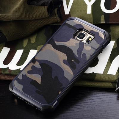 Military Camo Hard Shockproof Case For Samsung Galaxy S7 S6 Edge Plus Camouflage Cover For Samsung Note 4 5 A3 A5 A7 J5 J7 2016