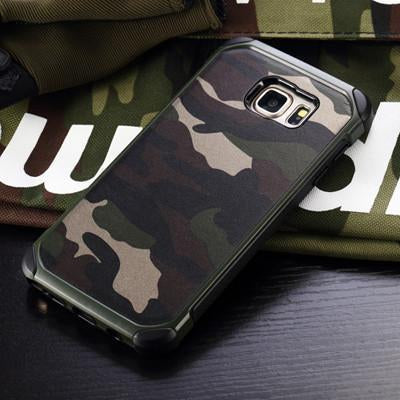 Military Camo Hard Shockproof Case For Samsung Galaxy S7 S6 Edge Plus Camouflage Cover For Samsung Note 4 5 A3 A5 A7 J5 J7 2016