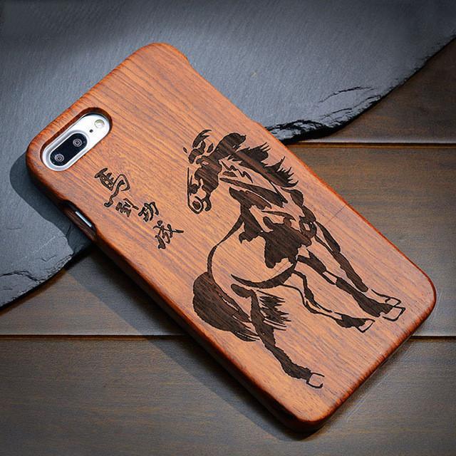 Natural Wood Case Coque for iPhone 7 Plus 6 6S 5 5S SE for Samsung Galaxy S7 S5 S6 S8 Edge Plus Note 7 3 4 5 Bamboo Phone Cases