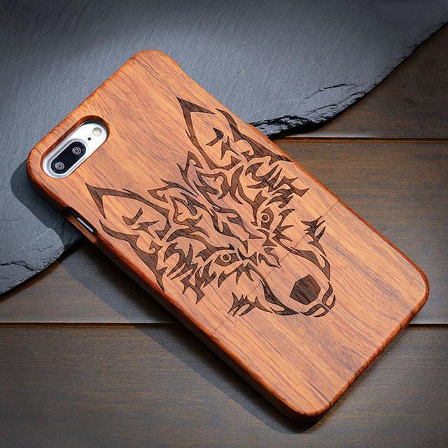 Natural Wood Case Coque for iPhone 7 Plus 6 6S 5 5S SE for Samsung Galaxy S7 S5 S6 S8 Edge Plus Note 7 3 4 5 Bamboo Phone Cases