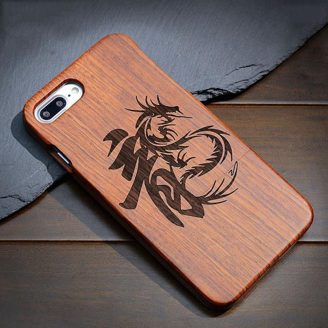 Natural Wood Case Coque for iPhone 7 Plus 6 6S 5 5S SE for Samsung Galaxy S7 S5 S6 S8 Edge Plus Note 7 3 4 5 Bamboo Phone Cases