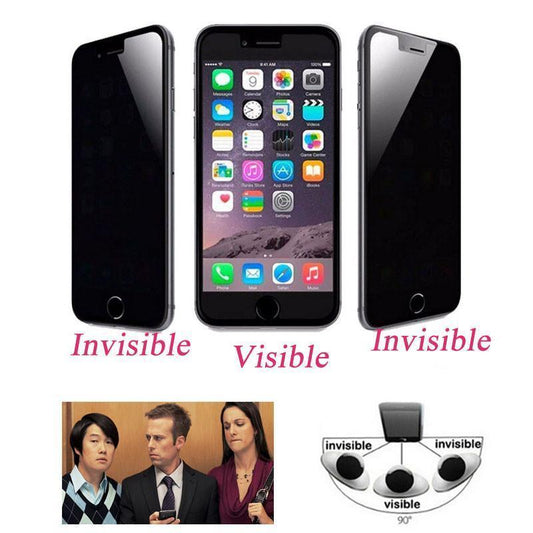 Privacy Anti-Spy Tempered Glass Screen Protector Shield Premium Protective Guard Film for IPhone 4 4s 5 5S 5C 6 6s 6Plus 6sPlus